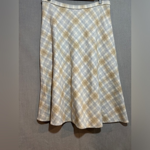 Vintage wool A line skirt with stretch size 16 made in Germany - Picture 2 of 6